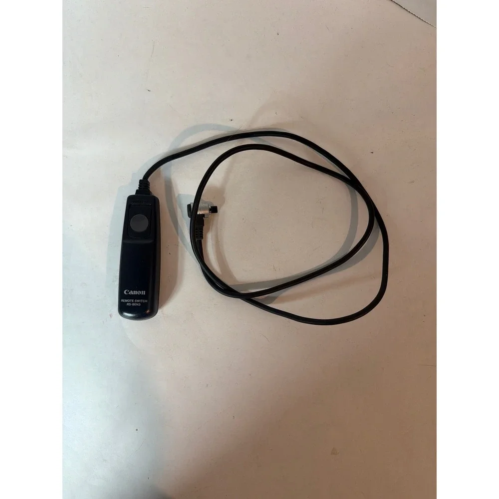 Canon RS-80N3 Remote Switch Wired Shutter Release for EOS Cameras Black